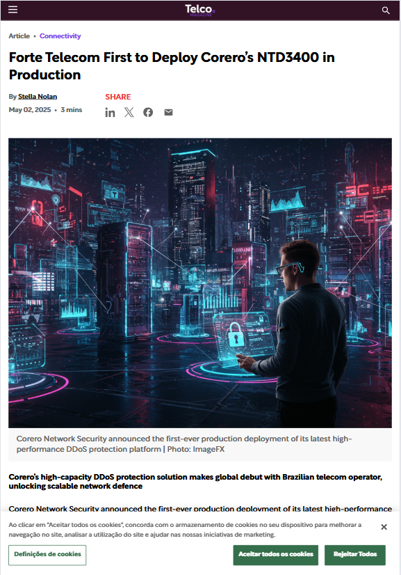 Matéria no Portal Tecnologia sobre IX Cloud